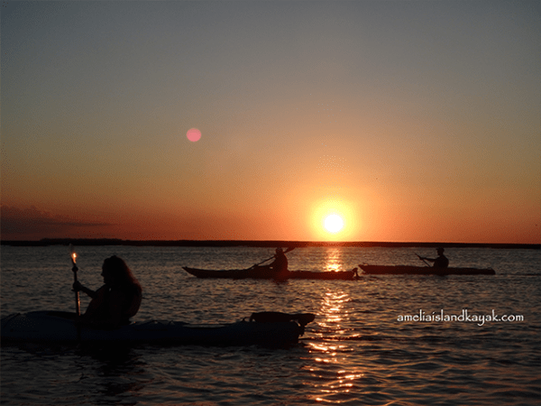 Amelia Island Kayak Sunset