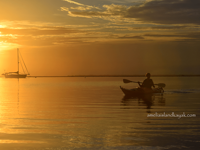 Amelia Island Kayak Sunset